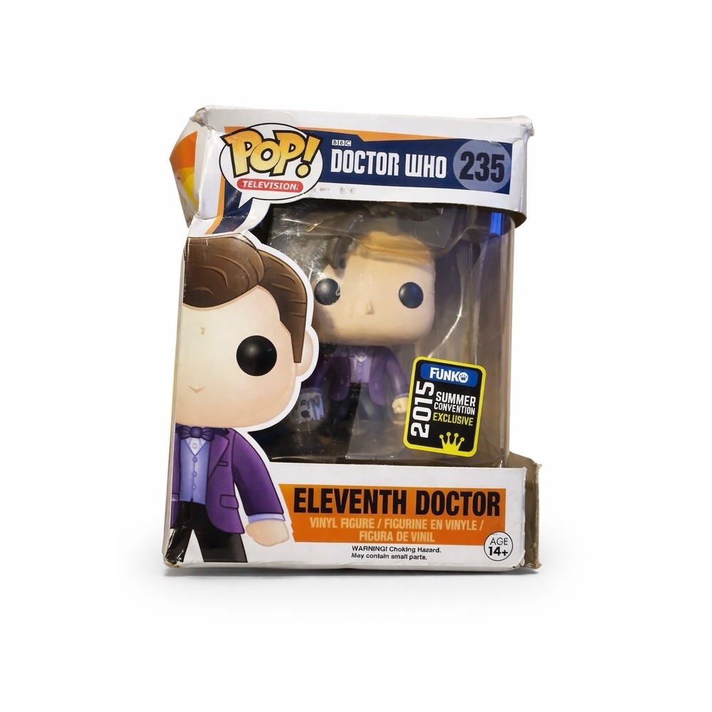 Funko Pop Eleventh Doctor Who 235 2015 Summer Convention Exclusive Damaged Box